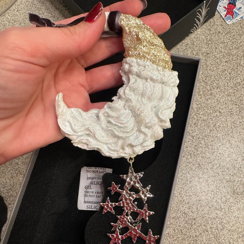 Michael Aram Santa Moon Ornament